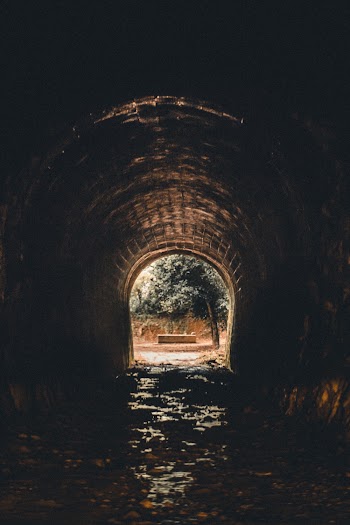 Brown Concrete Tunnel