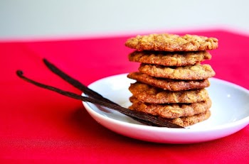 brown cookies on white saucer