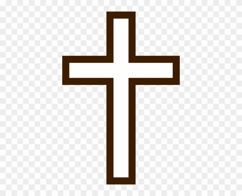 Brown Cross Clip Art - Transparent Background Cross Transparent
