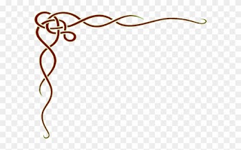 Brown Curly Frame Clip Art At Clker - Border For Page