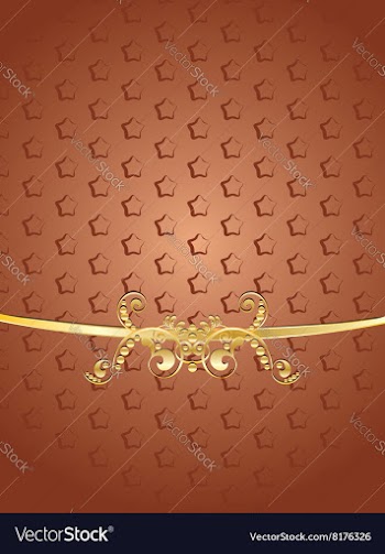 Brown Decorative Background3 vector image