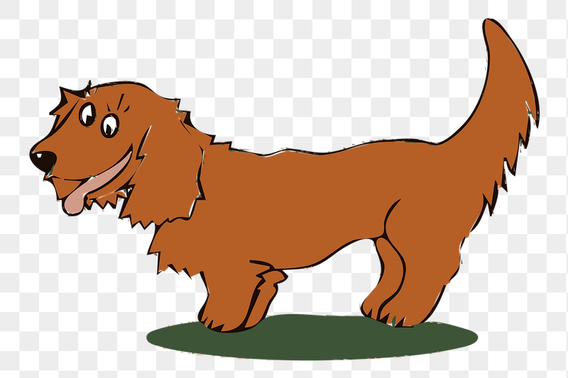 Brown dog png sticker illustration, | Free PNG - rawpixel