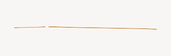 Brown doodle divider, line clipart | Free Vector - rawpixel