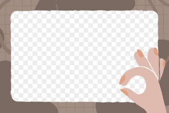 Brown doodle png frame background, | Free PNG Sticker - rawpixel