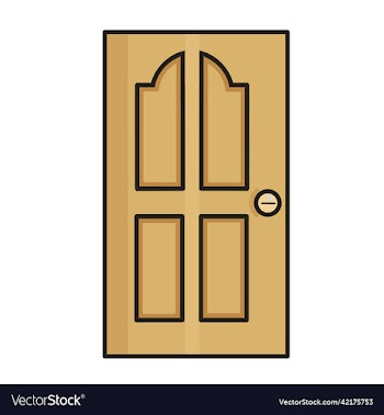 brown door