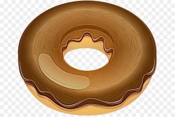 brown doughnut wheel