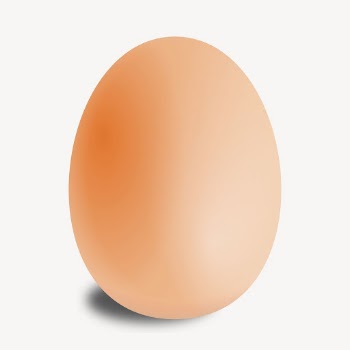 Brown egg clip art, realistic | Free Photo - rawpixel