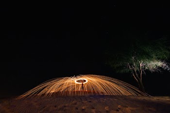 Brown Fireworks during Nighttime