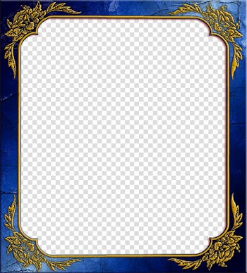 Brown flora borer illustration, frame, Blue Frame transparent background PNG clipart