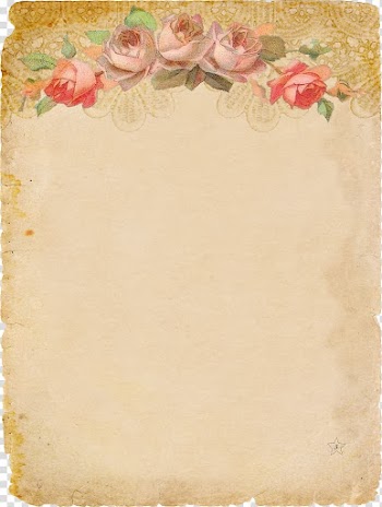 Brown floral textile, Paper Wedding invitation Letter Stationery, Roses decorate Vintage stationery transparent background PNG clipart