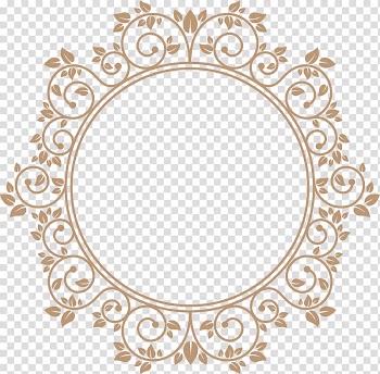 Brown flower decoration, Sugar Creek Roger T. Sermon Center 0 Independence Arizona, Continental circular border transparent background PNG clipart