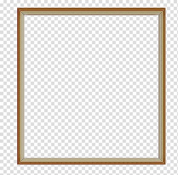 Brown frame boarder illustration, frame Painting, Gold Frame transparent background PNG clipart