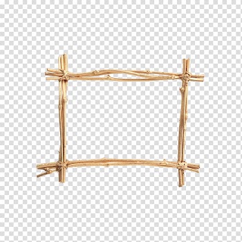 Brown frame, frame , Bamboo Border transparent background PNG clipart