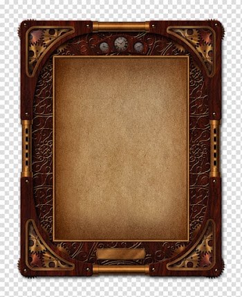 Brown frame, Steampunk Frames , steampunk transparent background PNG clipart