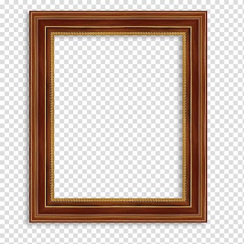 Brown frame sticker, frame Window Digital frame Wood, Deluxe Wood Frame transparent background PNG clipart