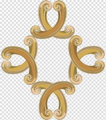 , brown frame transparent background PNG clipart
