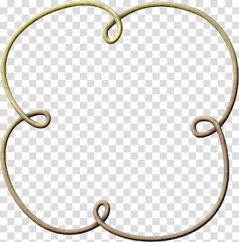 Brown frame transparent background PNG clipart