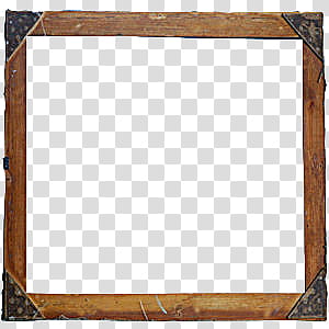Brown frame transparent background PNG clipart