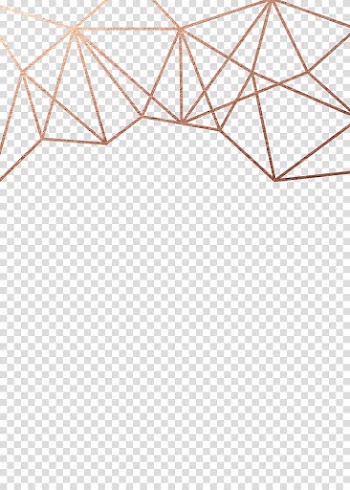 Brown geometric shape , Aluminium foil Wedding invitation Line Geometry, Geometric invitation transparent background PNG clipart