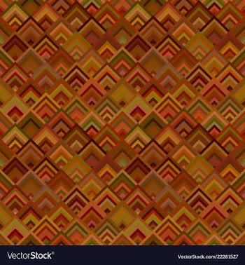 Brown geometrical seamless diagonal square vector image