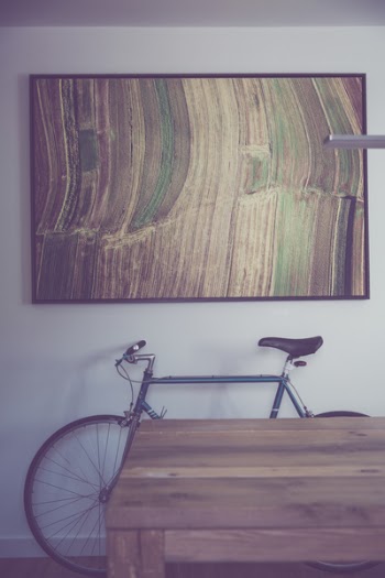 Brown Green and Beige Abstract Painting