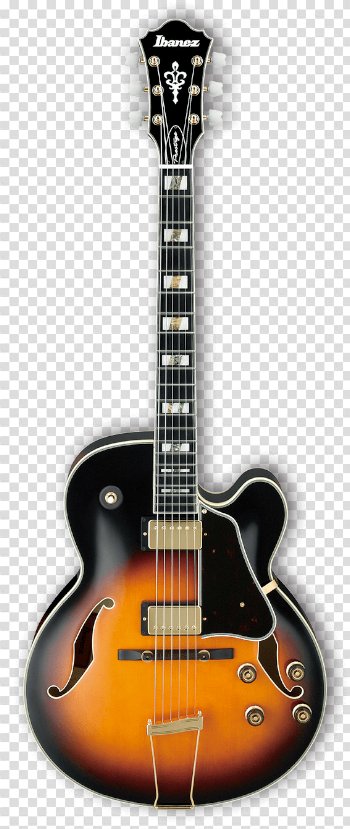 Brown Guitar PNG Transparent Image