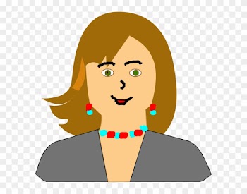 Brown Hair Clipart Teacher Face - Head Teacher Clip Art