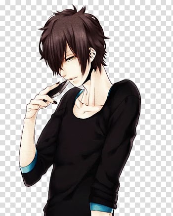 Brown haired male anime character illustration, Anime Brown hair Male Black hair Manga, anime boy transparent background PNG clipart
