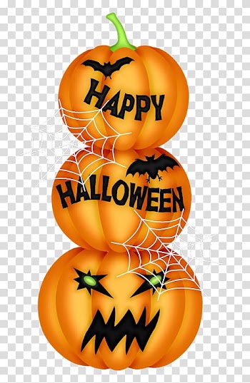 Brown Happy Halloween pumpkin decor, Halloween Pumpkin Scalable Graphics , pumpkin transparent background PNG clipart