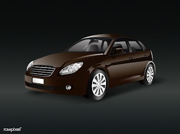 Brown hatchback car in a black background vec.. | Free stock vector - 540539
