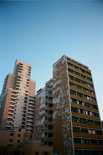 Brown High Rise Buildings