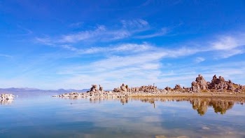 brown island on body of water
