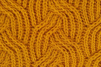 Brown Knitted Textile