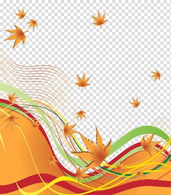 Brown leaf , Autumn , Autumn Decorative Border transparent background PNG clipart
