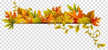Brown leaf border, Autumn leaf color , Fall Deco transparent background PNG clipart