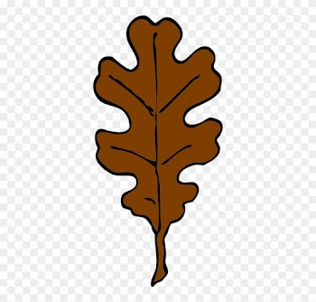 Brown Leaf Clip Art At Mzayat - Oak Leaf Clip Art