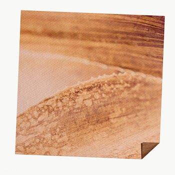 Brown leaf patterned notepaper design element | Free  transparent png - 2343733