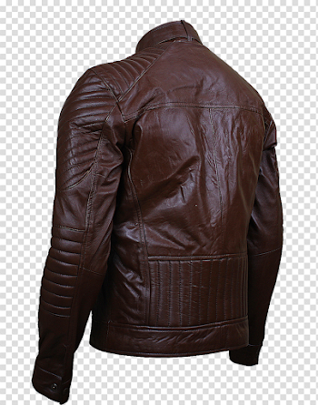 Brown Leather Jacket PNG Pic