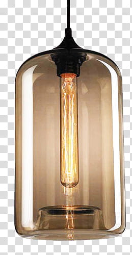 Brown light bulb transparent background PNG clipart
