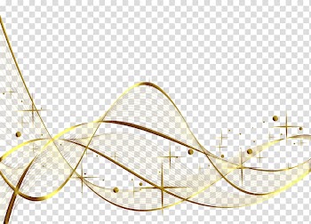 Brown lines animated illustration, Light Star, Light effect transparent background PNG clipart