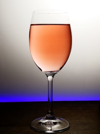 Brown Liquid-filled Goblet Glass