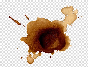 Brown liquid illustration, Coffee Stain T-shirt Ink, splatter transparent background PNG clipart