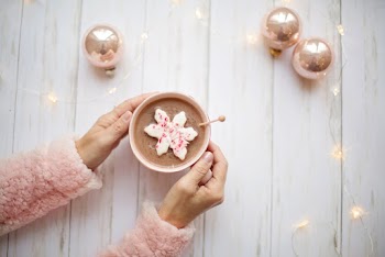 Brown Liquid in White Ceramic Cup