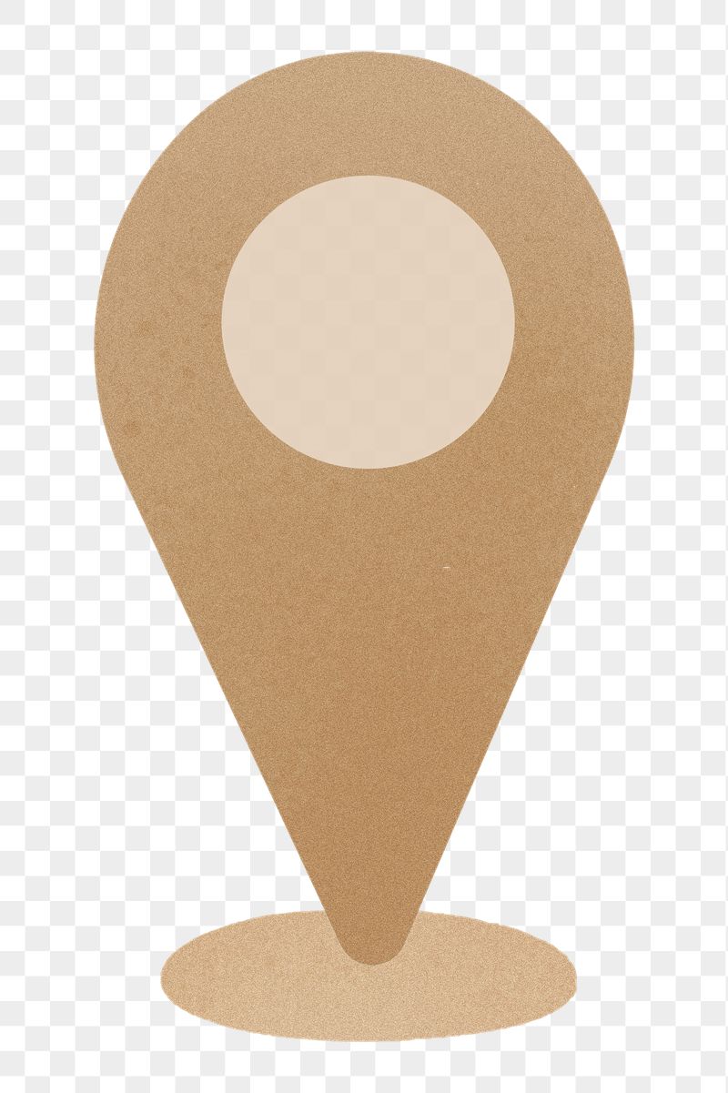 Brown location pin png sticker, | Free Icons - rawpixel