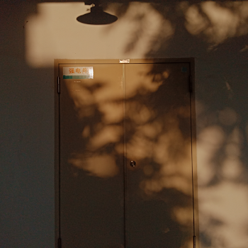Brown Metal Door