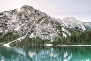 Brown Mountain and Body of Water