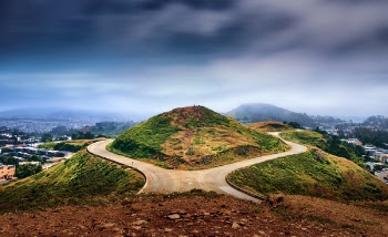 Brown Mountain Cover by Green Grass