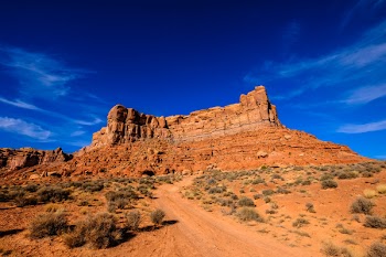 Brown Mountain Near Road