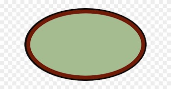 Brown Oval Frame Clipart - Circle