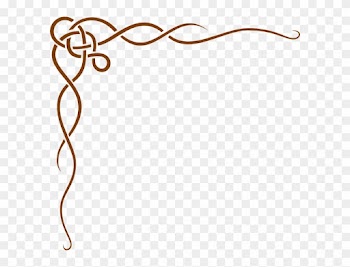 Brown Page Border Clip Art At Clkercom Vector Online - Shamrock Vine Corner Rubber Stamp By Drs Designs